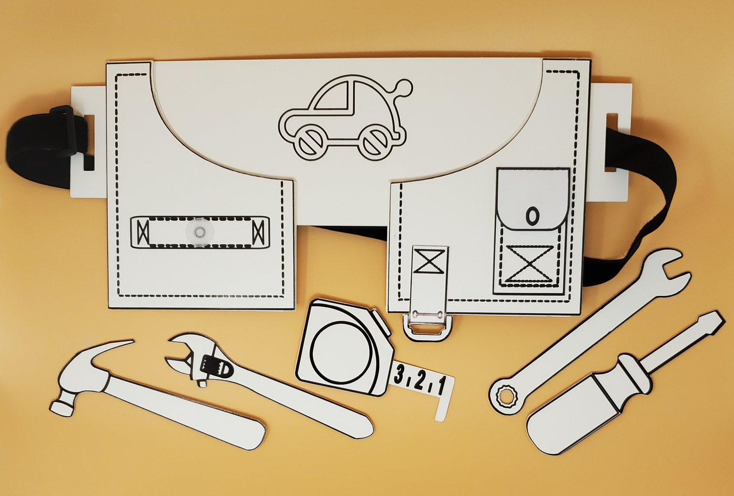 The Mini Mechanic Tool Belt Craft Kit